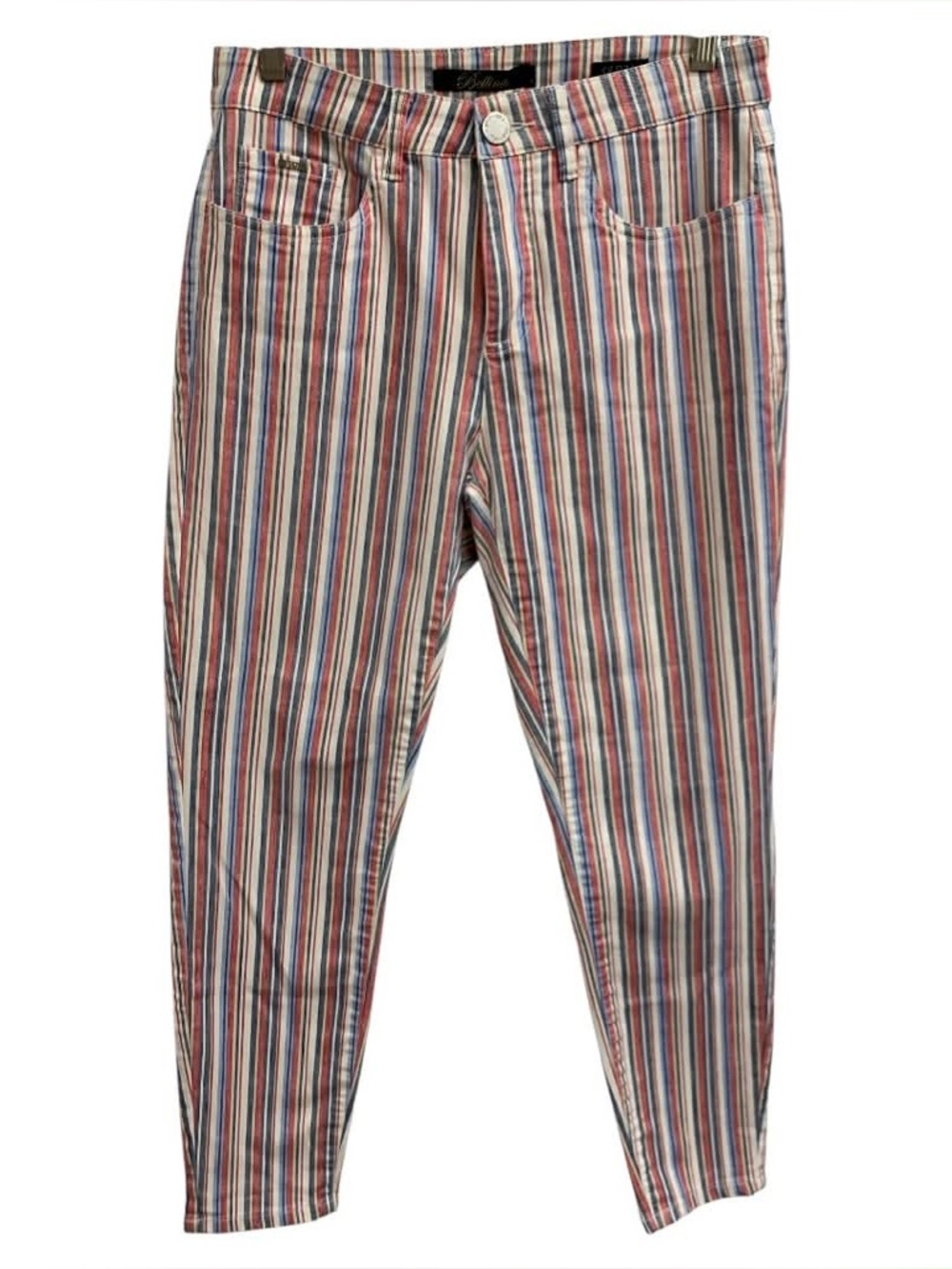 FDJ Colorful Vertical Stripe Skinny Pants Size S